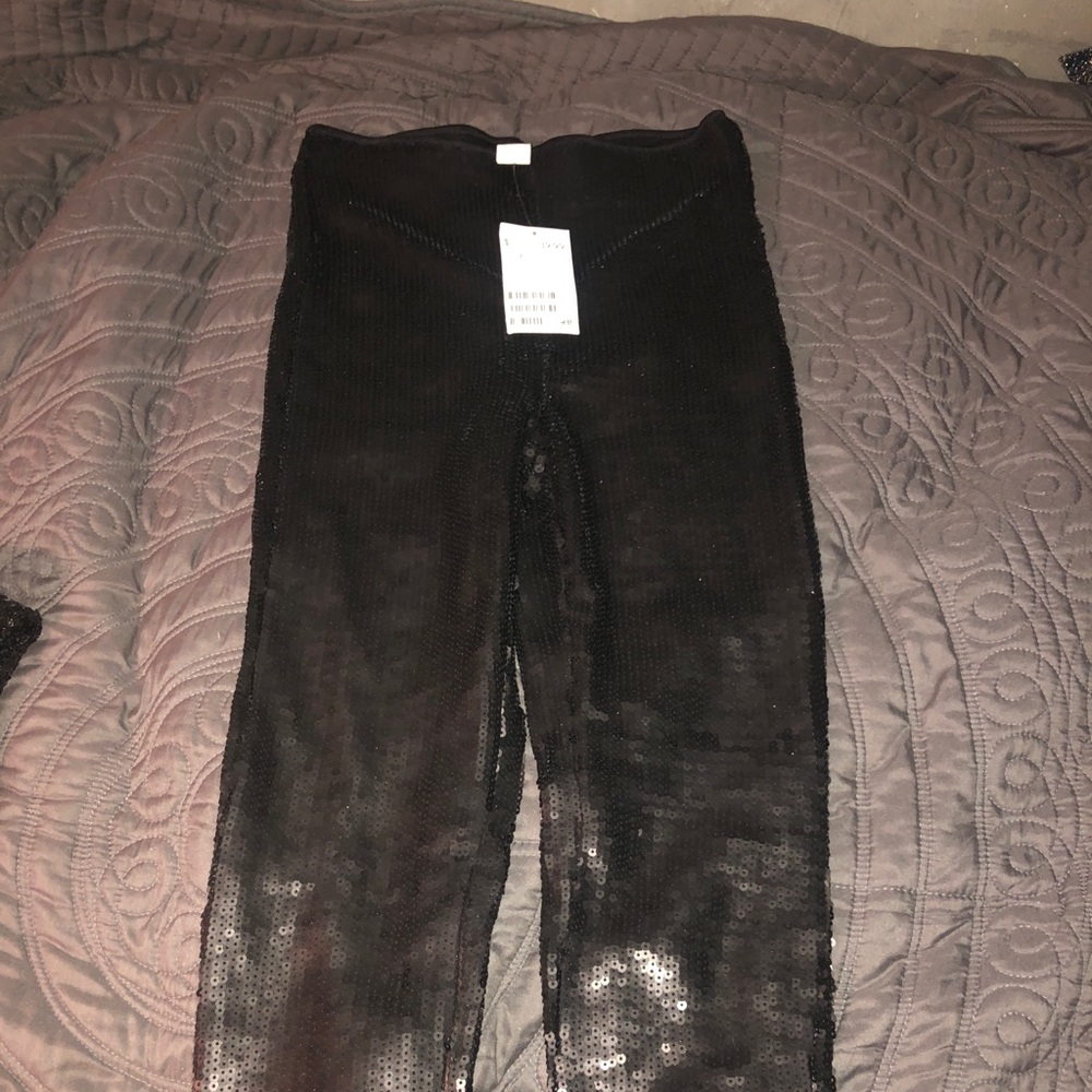 Sparkly pants